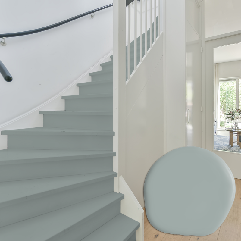 Image de Peinture pour escalier - Couleur W59 Ljus petrol