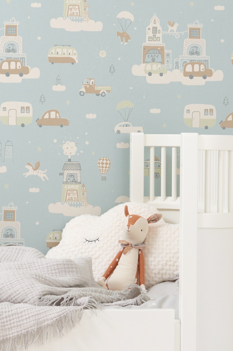 Obrazek ABOVE THE CLOUDS SOFT BLUE - 131-02