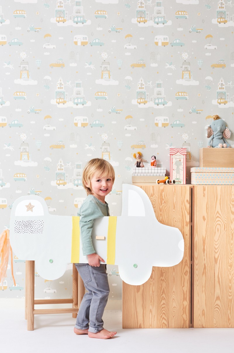 Picture of ABOVE THE CLOUDS SOFT GREY - 131-01