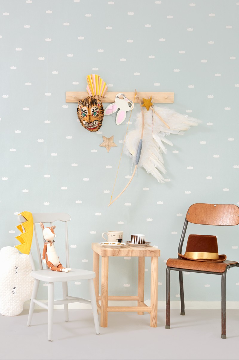 Image de DREAMY CLOUDS DUSTY BLUE - 132-02