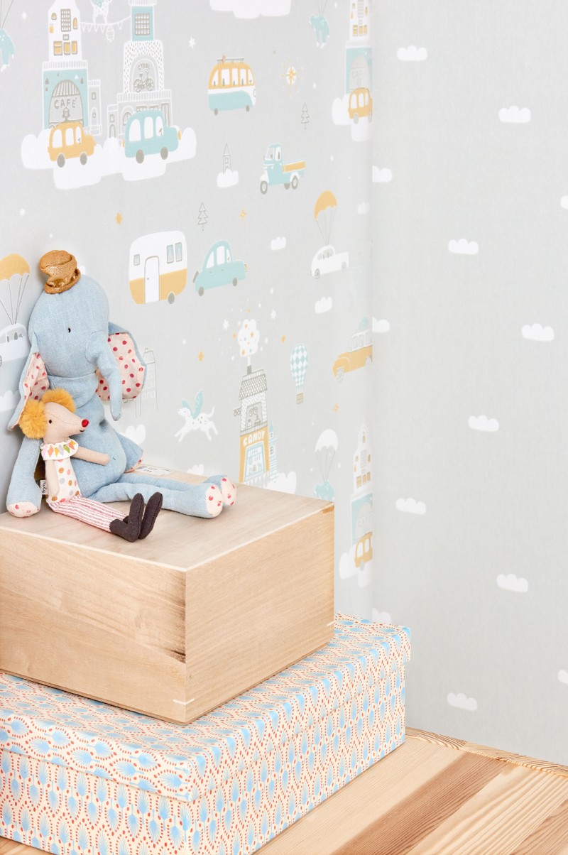 Image de DREAMY CLOUDS SOFT GREY - 132-01