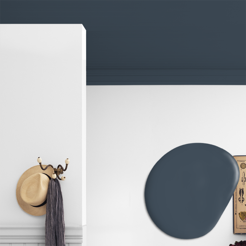 Afbeeldingen van Plafond verf - Kleur W126 Midnattsblå