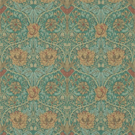 Image de Honeysuckle & Tulip Emerald/Russet - DM3W214704