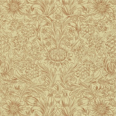 Afbeeldingen van Sunflower Etch Church Red/Biscuit - DMORSU101