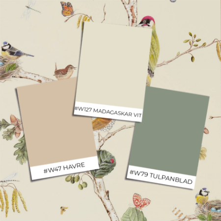 Picture of Woodland Chorus Cream/Multi - DWOW215703