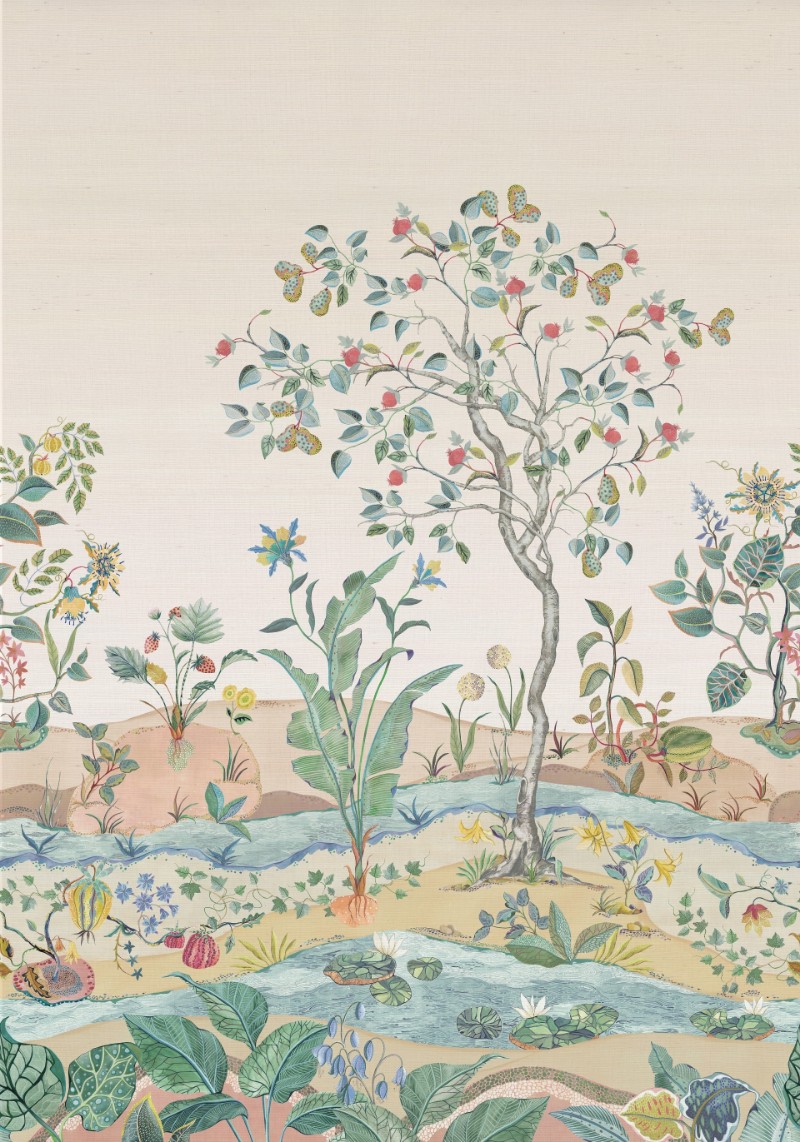 Picture of Mythica Mural Grasscloth - W7817-04