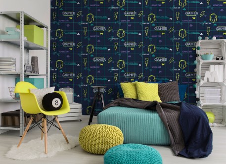Afbeeldingen van Gamer Navy Neon Yellow - 13310