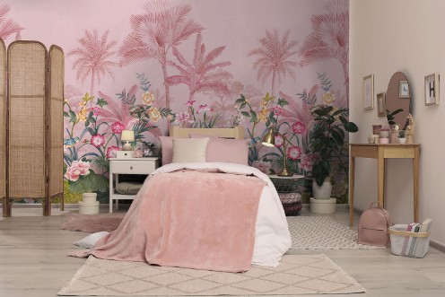 Afbeeldingen van väggbild Palm Tree Paradise - 99383