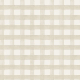 Picture of Watercolour Gingham Beige - 13290