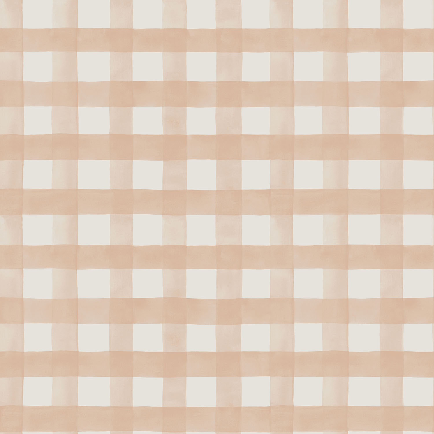Picture of Watercolour Gingham Soft Coral - 13292