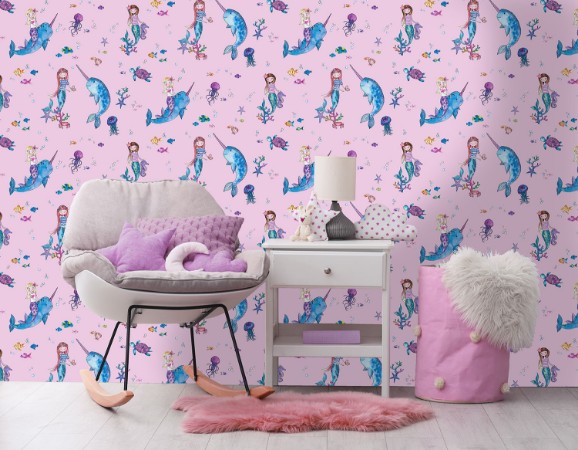 Picture of Narwhals and Mermaids - 91010