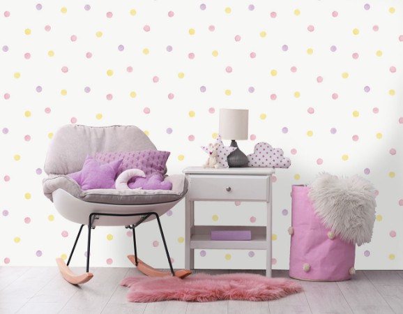 Picture of Watercolour Polka Dots - 91000