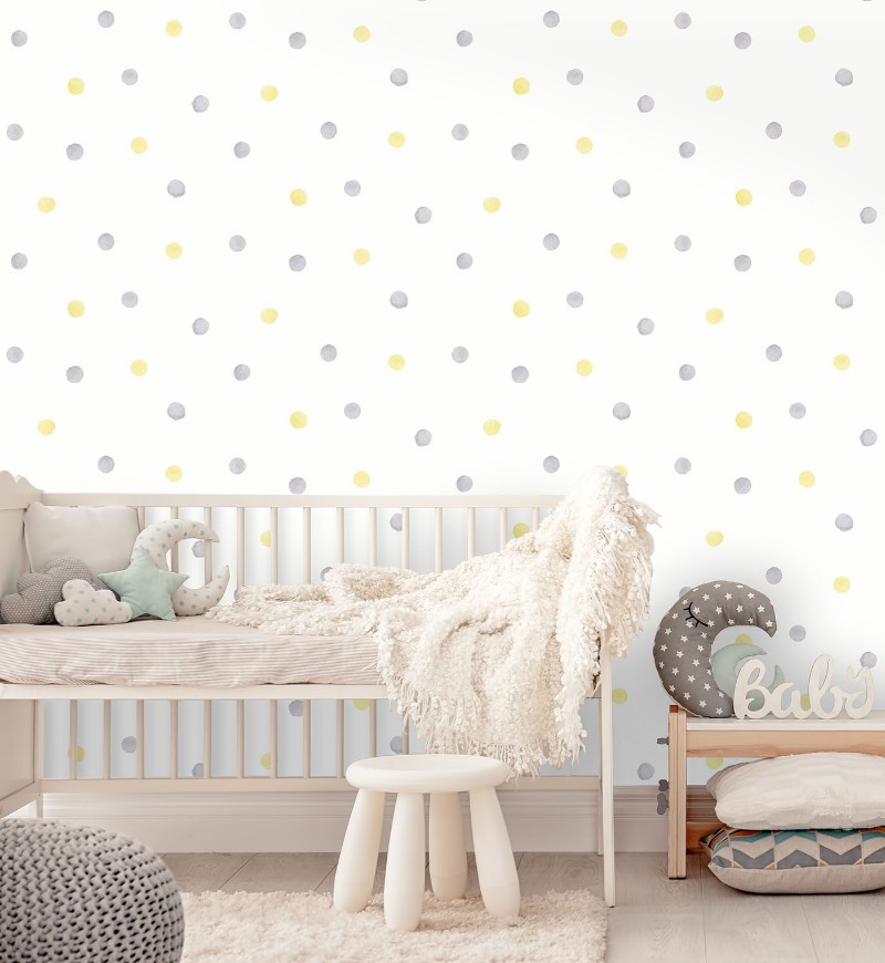Image de Watercolour Polka Dots - 91002