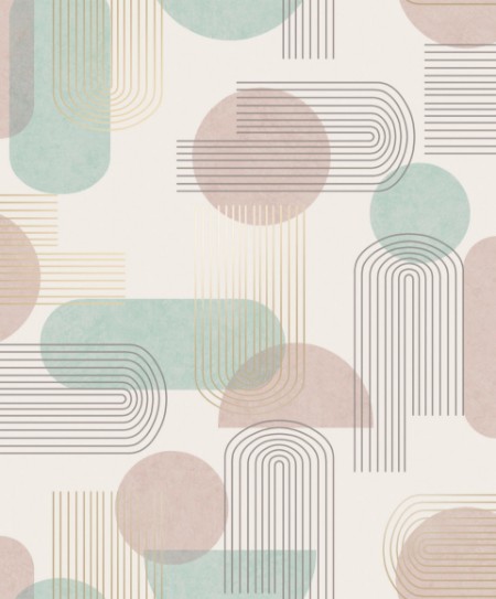 Picture of Arch Geo Duckegg/Pink - 13090