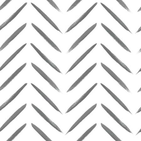 Image de Chevron Brush Marks Black and White - 13040