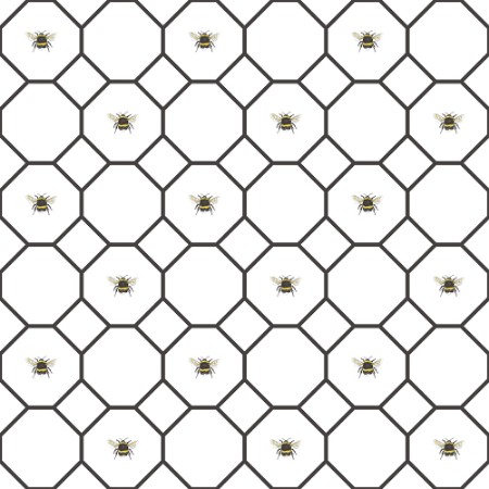 Afbeeldingen van Bee Hive with bees - G45406