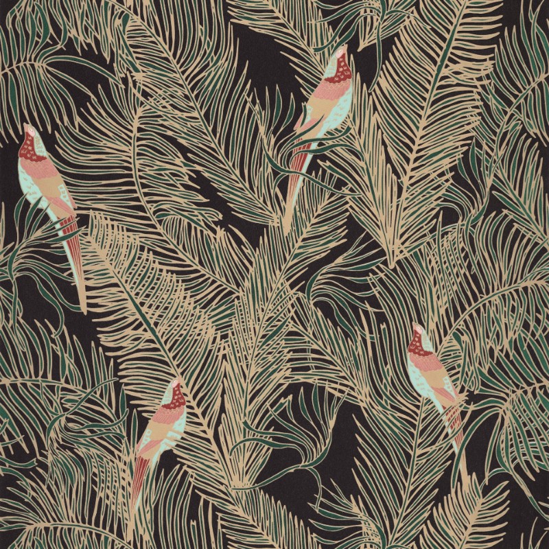 Image de Dream Garden Enchantment Vert Sapin Irise Fond Noir - DGN102257280