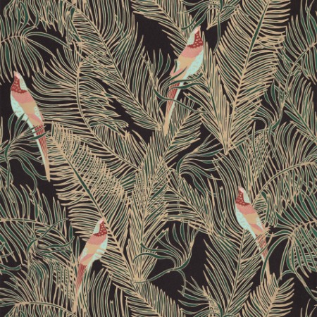 Picture of Dream Garden Enchantment Vert Sapin Irise Fond Noir - DGN102257280