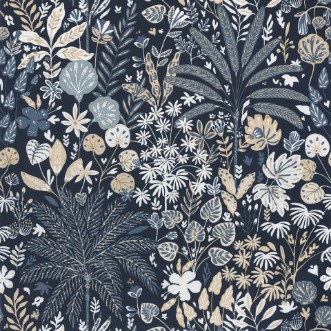 Bild på Hygge Hope Bleu Nuit / Beige / Dore - HYG100596913