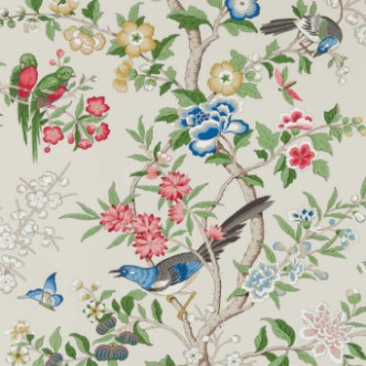 Afbeeldingen van Chinoiserie Hall Linen/Chintz - DWAW217113