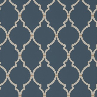 Picture of Empire Trellis Indigo/Linen - DART216338