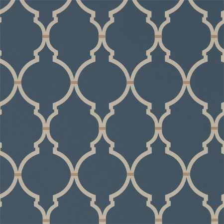 Picture of Empire Trellis Indigo/Linen - DART216338
