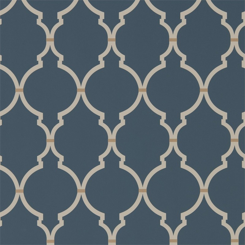 Picture of Empire Trellis Indigo/Linen - DART216338