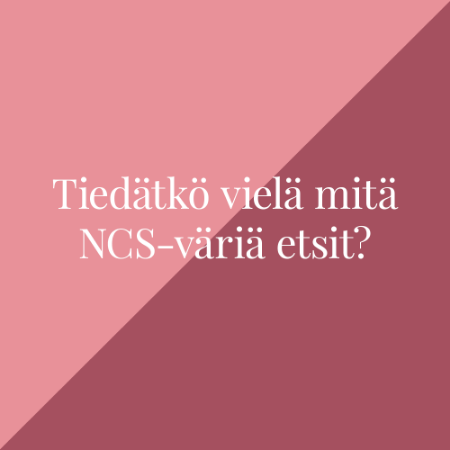 Picture of Tilaa NCS-järjestelmän perusteella.