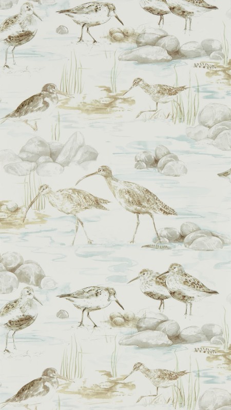 Picture of Estuary Birds Mist/Ivory - DEBB216494