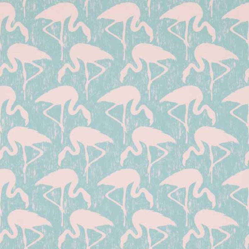 Picture of Flamingos Turquoise Pink - DVIN214569