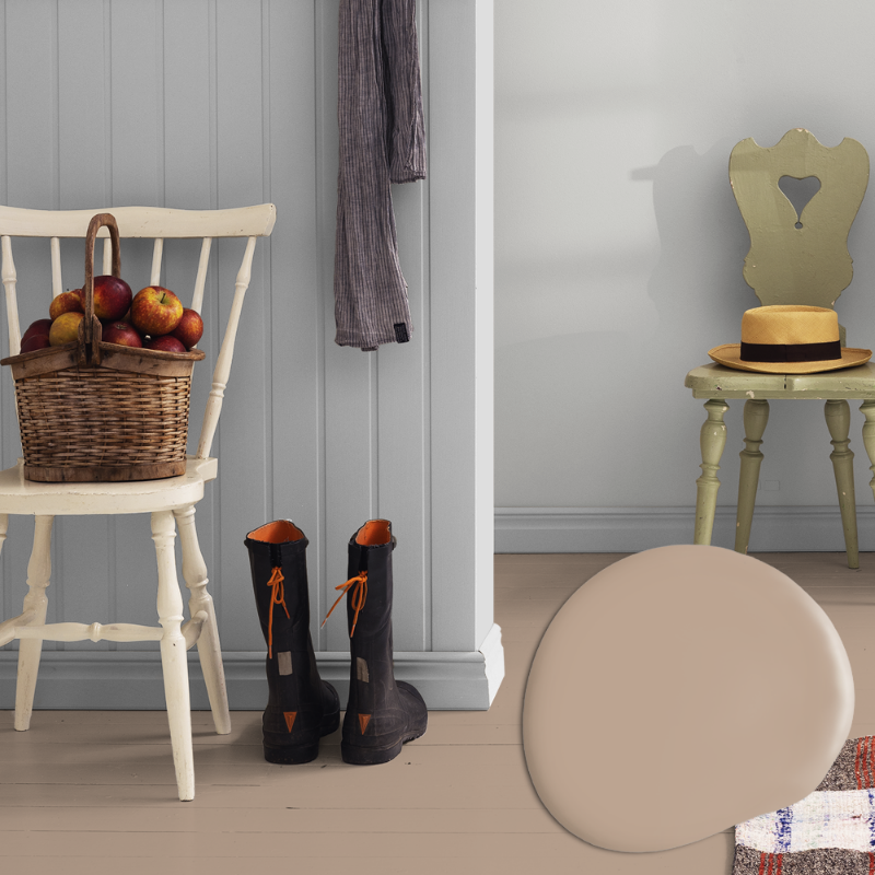 Picture of Gulvmaling - Farve W166 Lingonmjölk by Linda Åhman