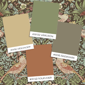 Image de Strawberry Thief  Chocolate/Slate - 212565