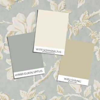 Image de Magnolia & Pomegranate Grey Blue/Parchment - DWOW215724