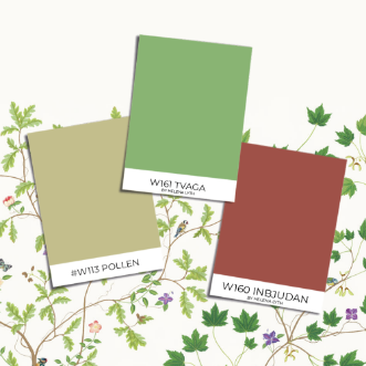 Picture of Sycamore & Oak Botanical Green - DABW217211