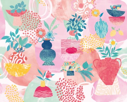 Picture of Abstract Fusion Electric Orchid - ABS50135M