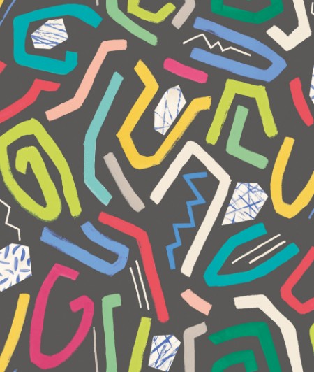 Picture of Squiggle Onyx Bright - ABS50128W