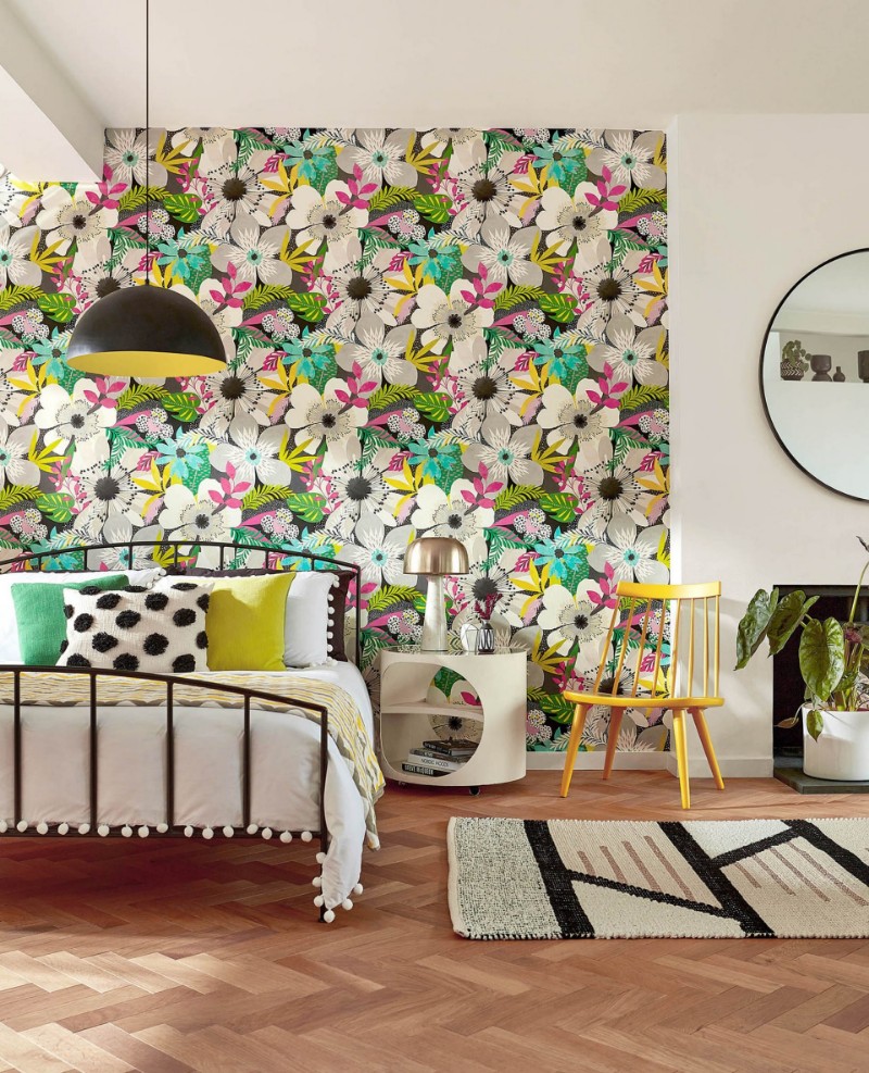 Picture of Floral Riot Chalk & Carbon - CEP50101W