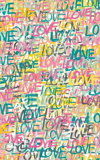 Bild på Love Scribble Pastel Pop - CEP50122W