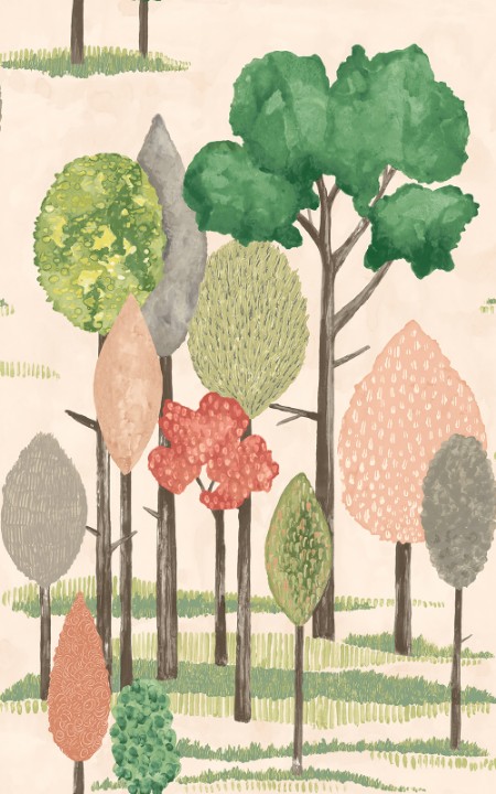 Picture of Tall Trees Powder Puff - CEP50136W