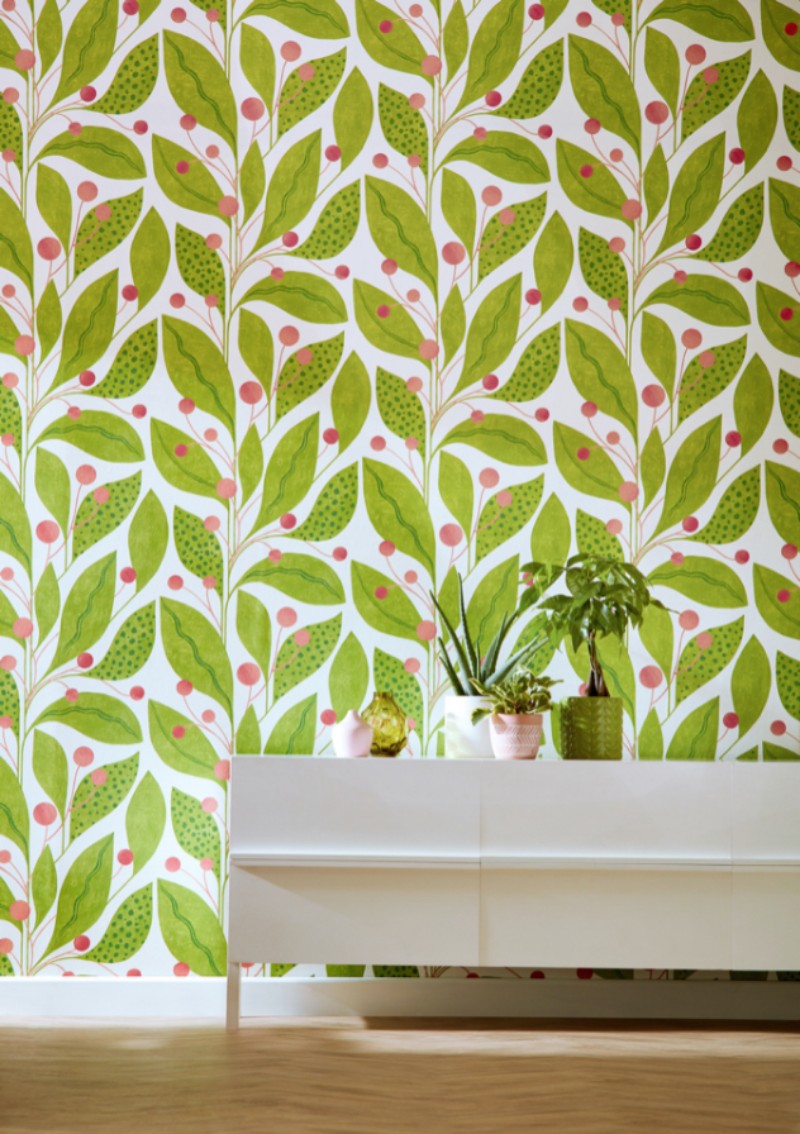 Picture of Berry Dot Pear & Peach - GRA50135W