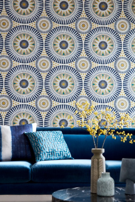 Picture of Large Ellipse Ink & Amber - GRA50126W