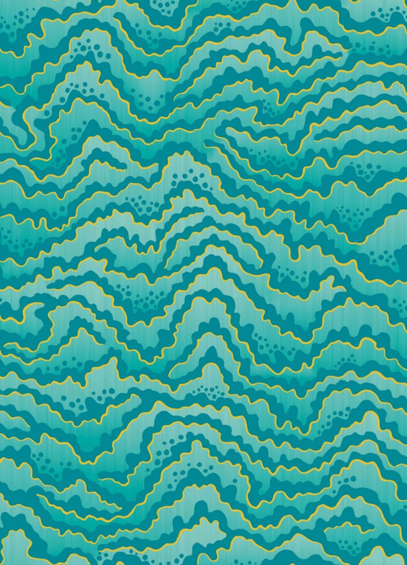 Picture of Contour Turquoise & Lemon - IKA50119W