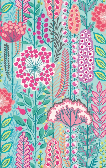 Picture of Seedheads Raspberry Sky - IKA50129W