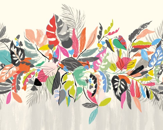 Picture of Abstract Tropic Noir Pop - ICN50122M