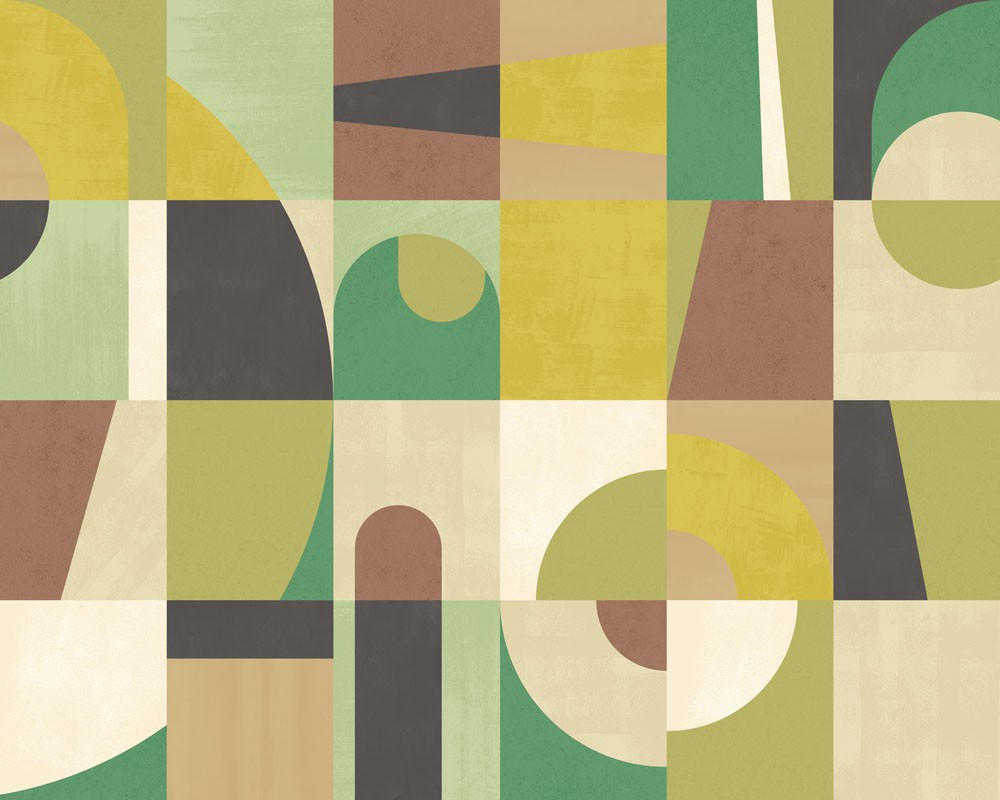 Picture of Blocky Earth & Mustard - ICN50137M