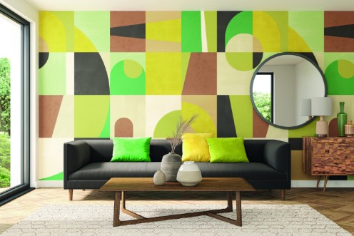 Picture of Blocky Earth & Mustard - ICN50137M