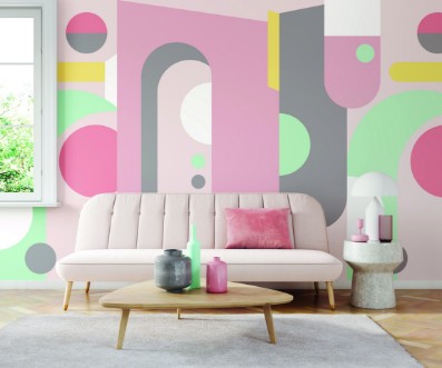 Picture of Monster Arch Flamingo & Mint - ICN50131M