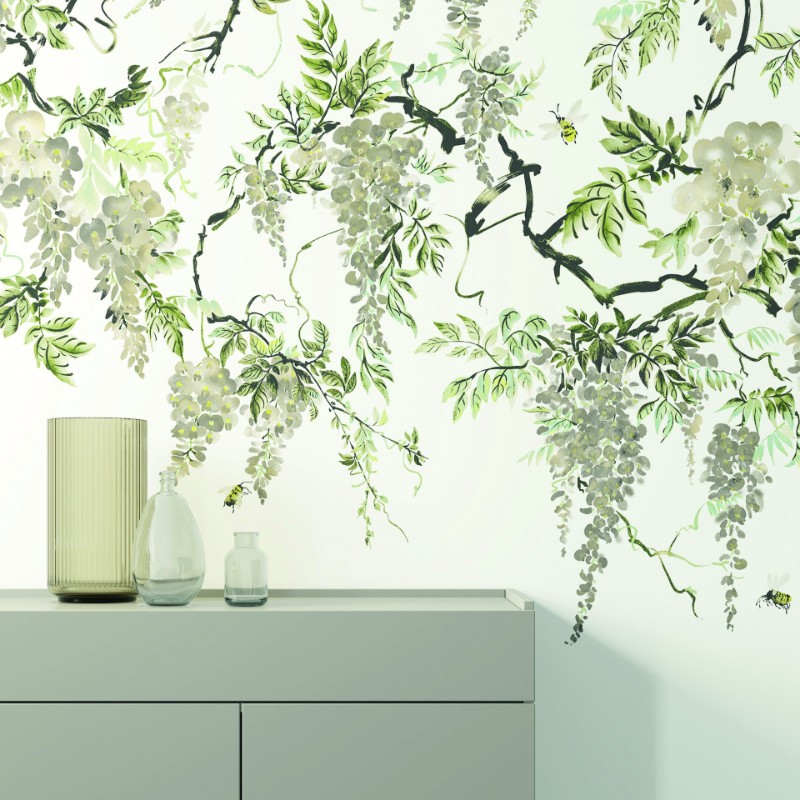 Picture of Trailing Wisteria Linen - ICN50113M