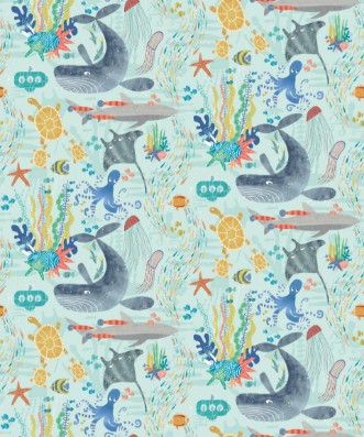 Bild på Beneath The Waves Ocean - WGU50131W