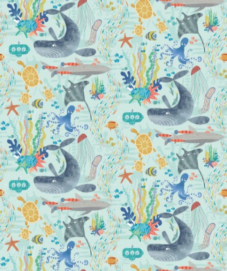 Picture of Beneath The Waves Ocean - WGU50131W